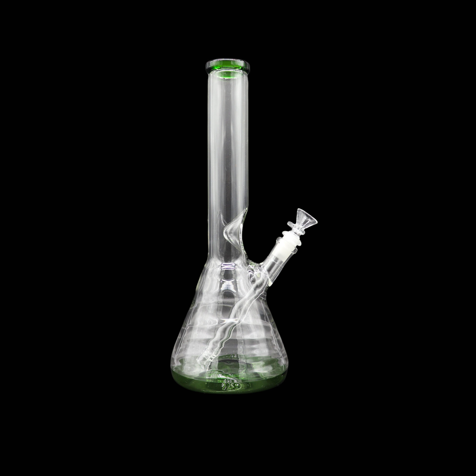 Bong Reforzado Matraz Verde Mediano 30 cm CON DOMO tubo de 38mm