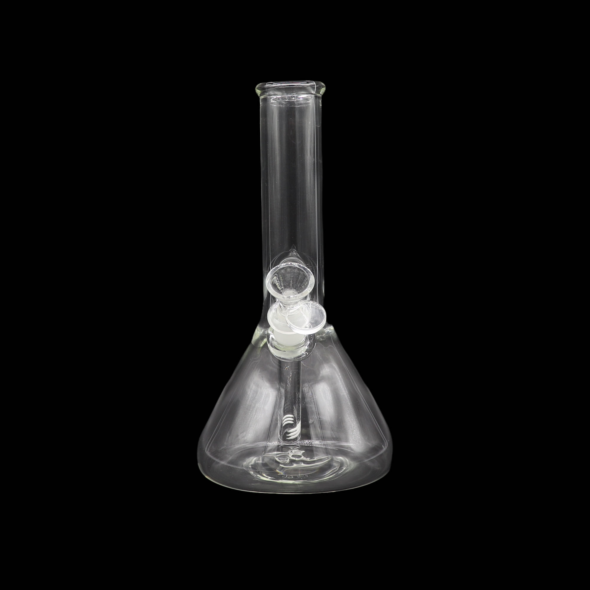 Bong reforzado de 24 cm alto Transparente SIN DOMO tubo 38mm