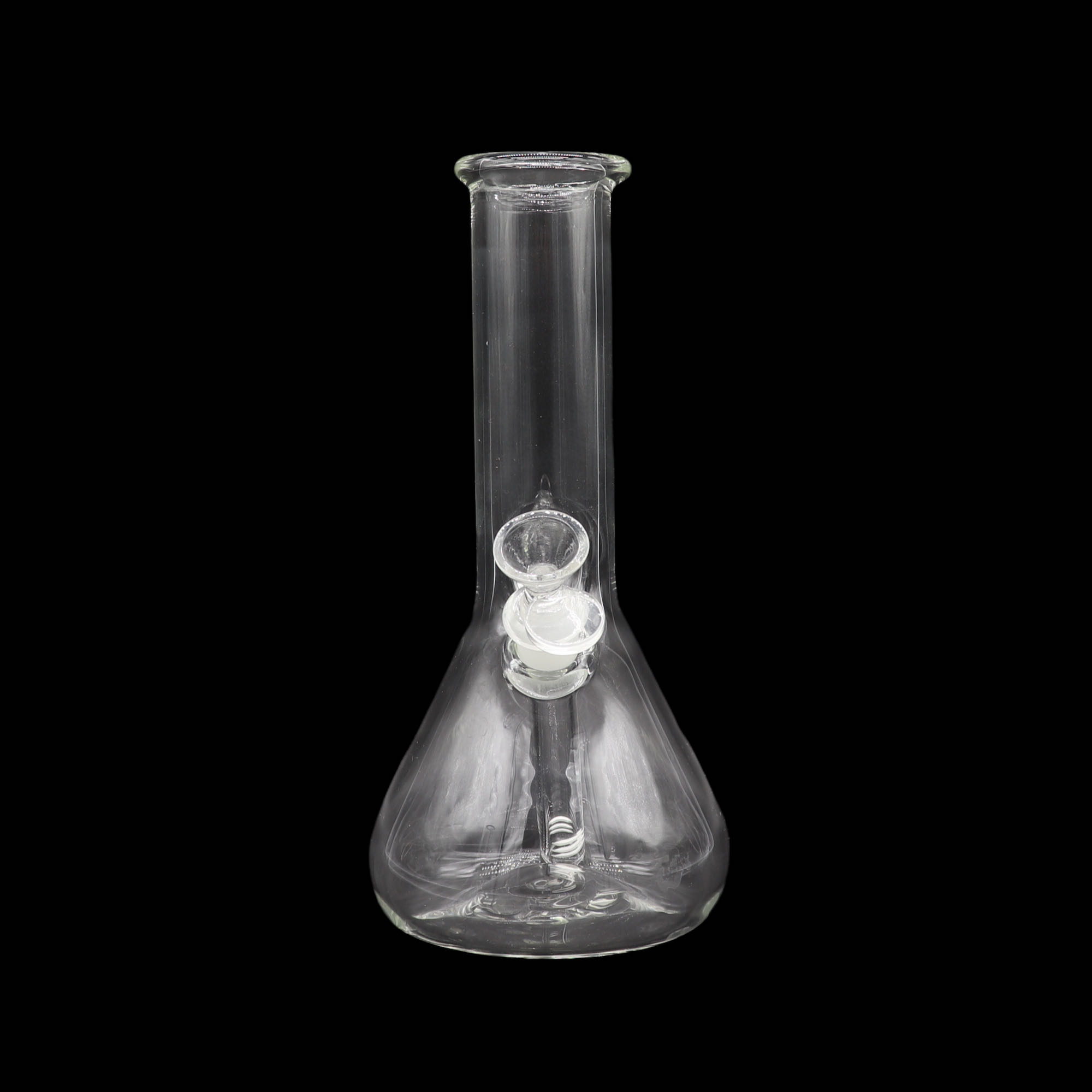 Bong reforzado de 24 cm alto Transparente SIN DOMO tubo 44mm